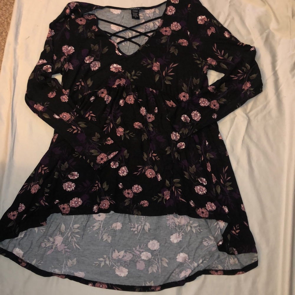 Long sleeve babydoll top